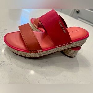 Coach Franca Espadrille - Pink (Size 6, Great Condition)